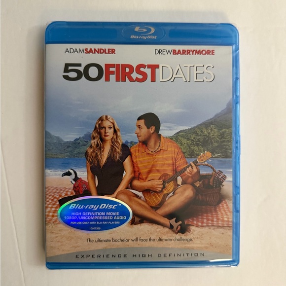 Other - 50 First Dates Blu-ray Disc - Blue Case with Cover New